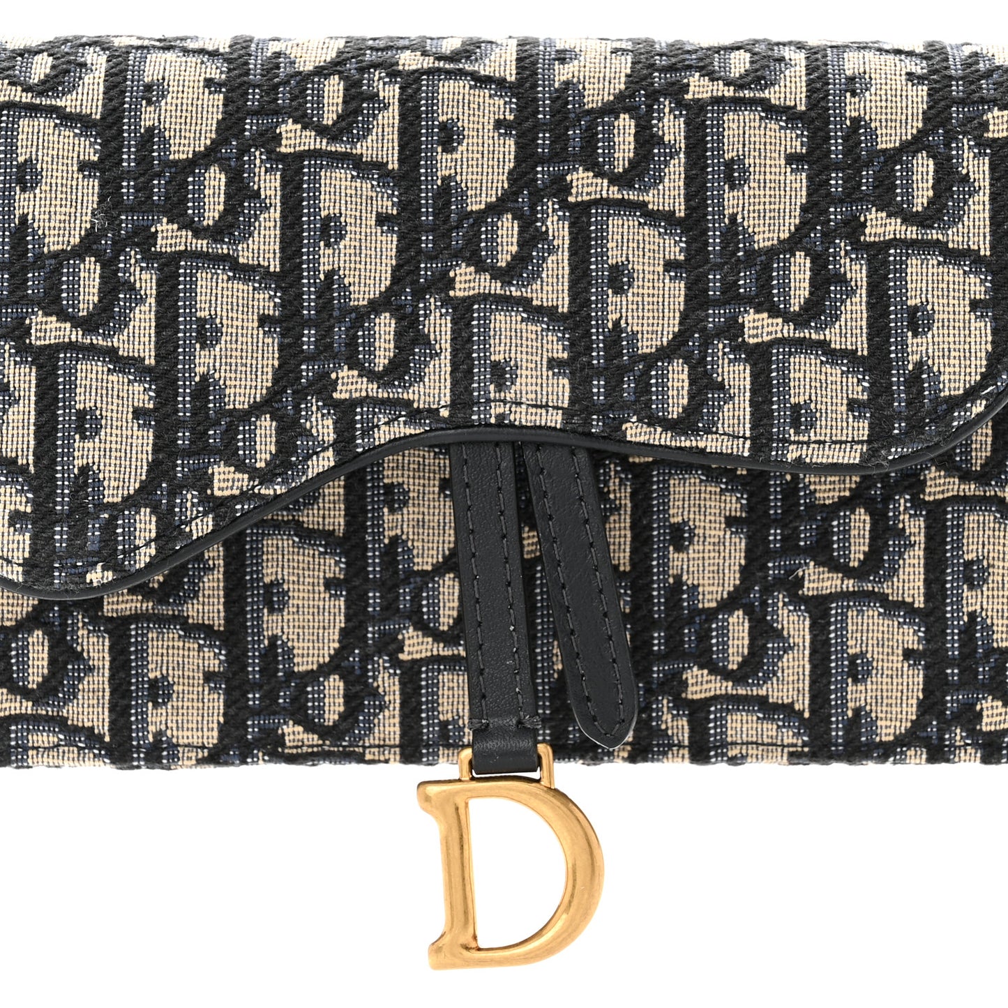 Oblique Saddle Belt Bag Blue