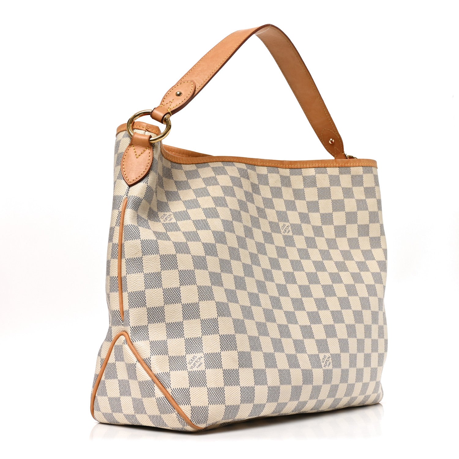 Louis Vuitton Damier Azur Delightful MM Pink 2 of 8