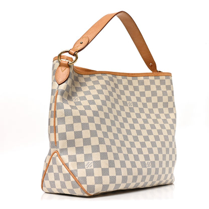 Louis Vuitton Damier Azur Delightful MM Pink 2 of 8