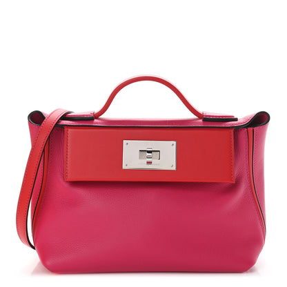 Hermes Evercolor Swift 24/24 21 Rose Mexico Rouge De Coeur 1 of 8