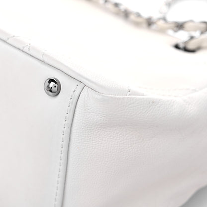 Chanel Calfskin Small Diamond Stitch Tote White 11 of 18