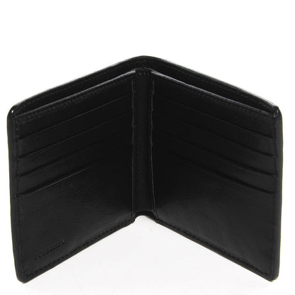 Burberry Signature Grain Leather Folding Wallet Stone Grey 5 of 8