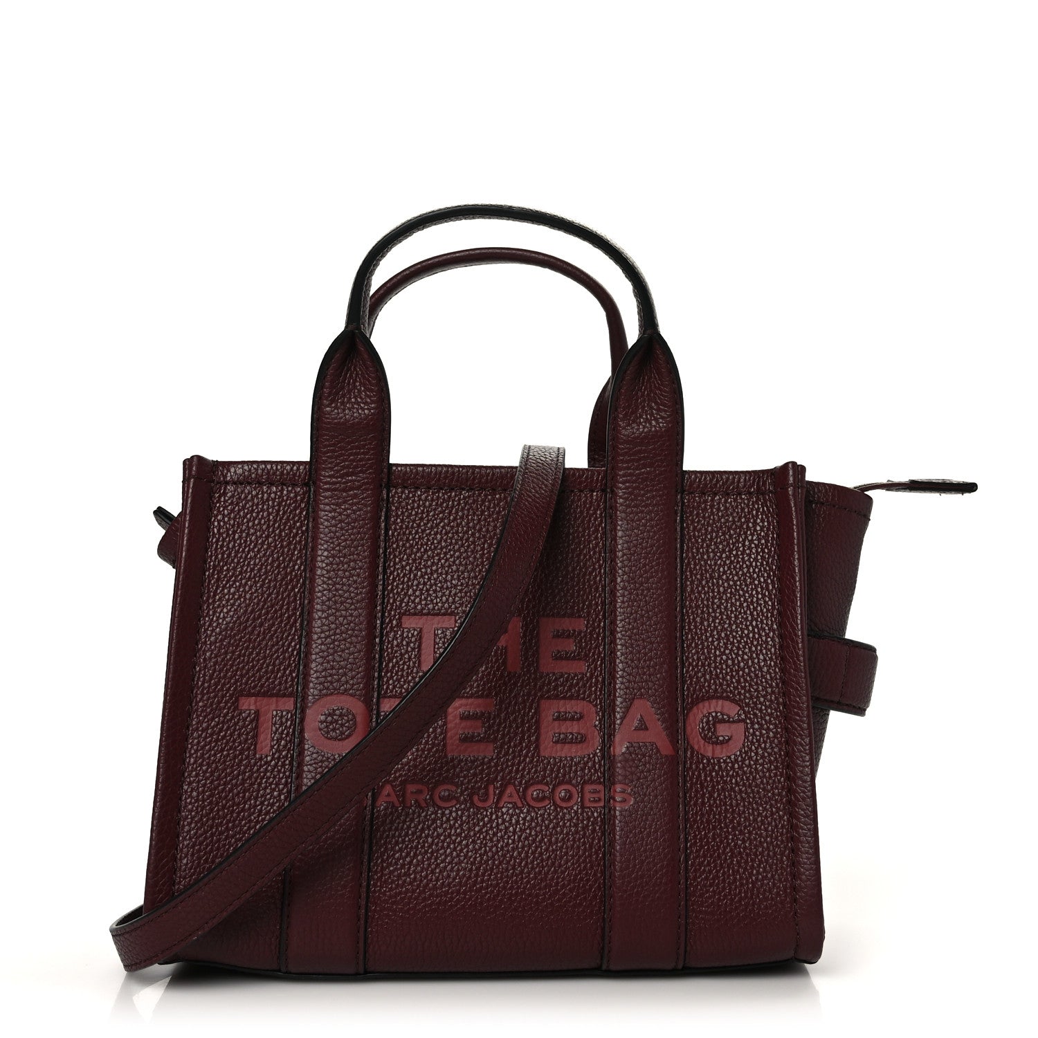 Marc Jacobs Grained Calfskin Small The Tote Bag Chianti 1 of 8