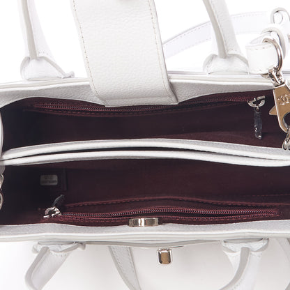 Chanel Grained Calfskin Mini Neo Executive Shopper Tote White 4 of 10