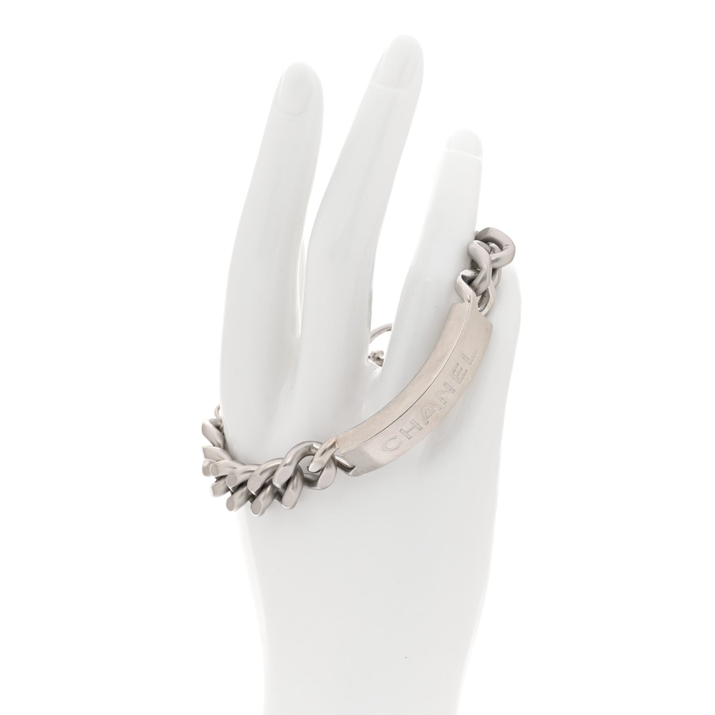 Chain ID CC Bracelet Silver