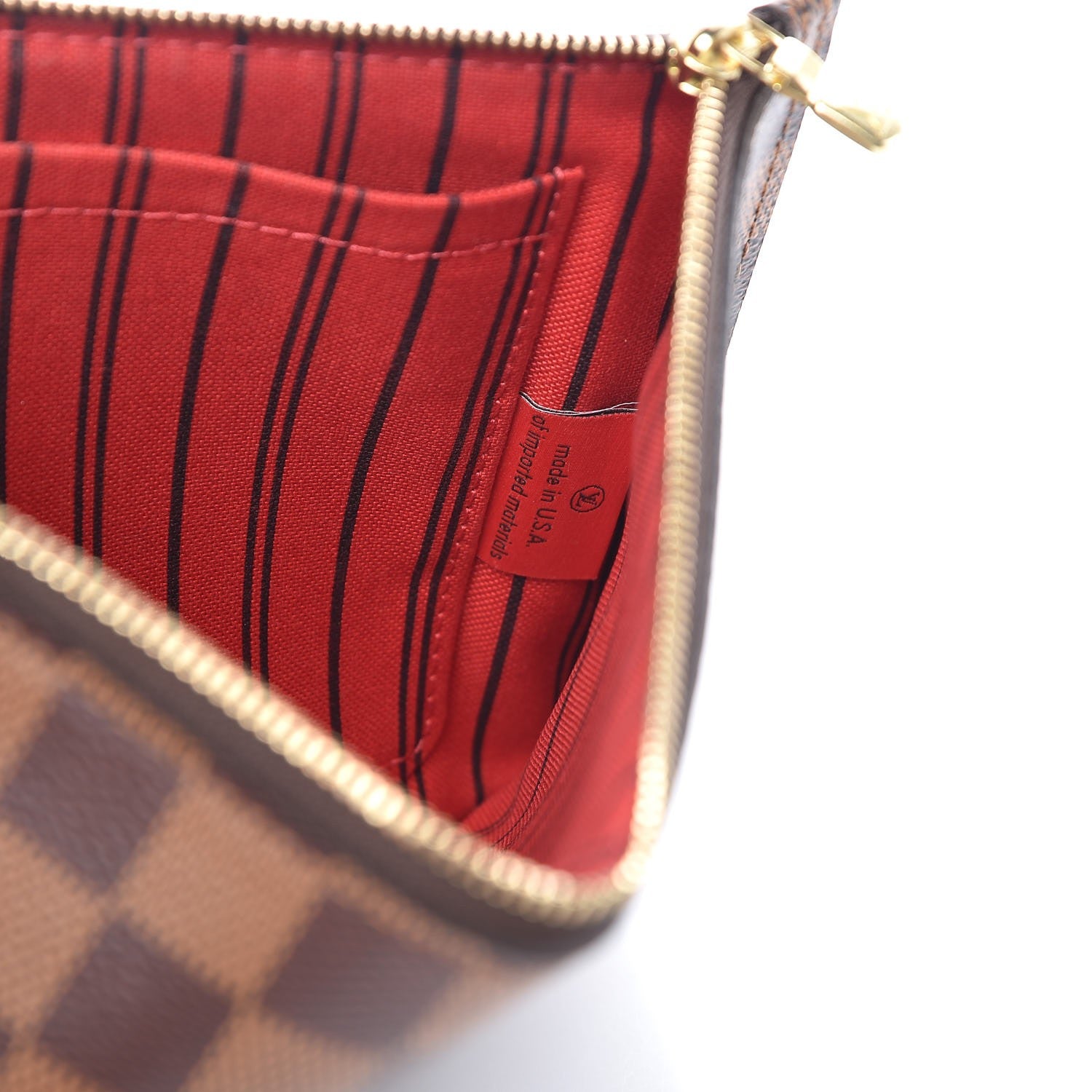 Louis Vuitton Damier Ebene Neverfull MM GM Pochette 7 of 10