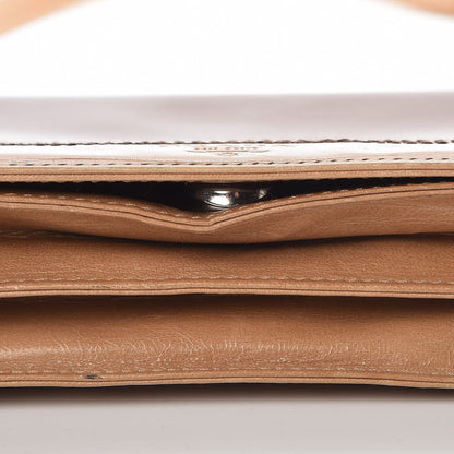 Prada Capretto Tartan Patchwork Shoulder Bag Cammello 11 of 12