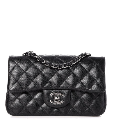 Chanel Iridescent Caviar Quilted Mini Rectangular Flap Black 1 of 7