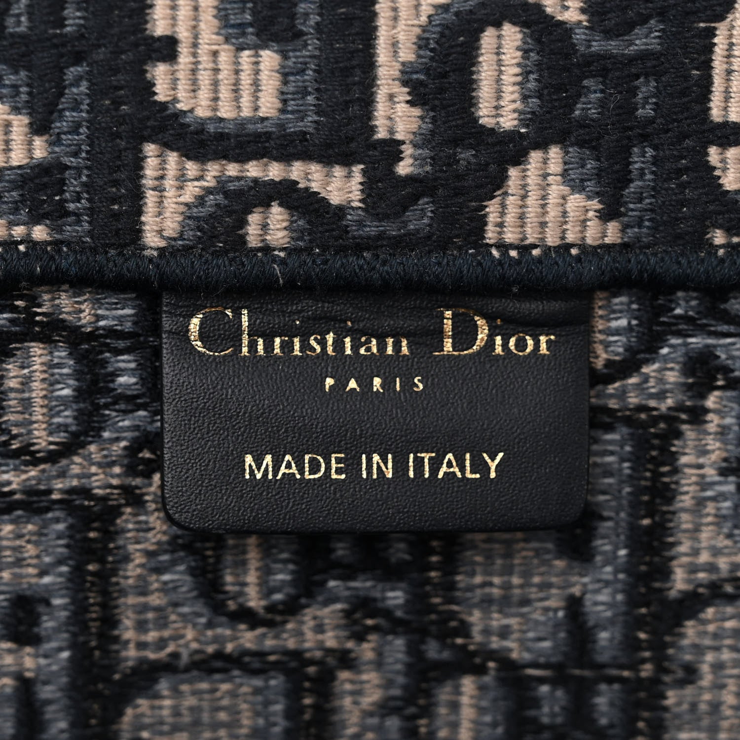 Christian Dior Oblique Medium Book Tote Blue Multicolor 6 of 12