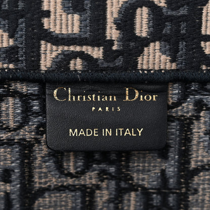 Christian Dior Oblique Medium Book Tote Blue Multicolor 6 of 12