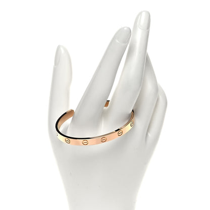 Cartier 18K Pink Gold LOVE Cuff Bracelet 16 2 of 4