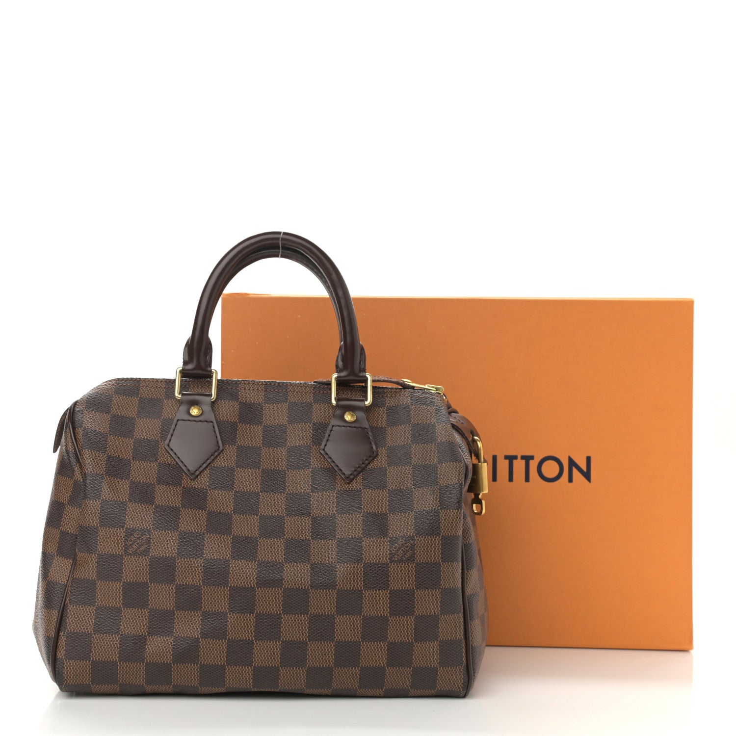 Louis Vuitton Damier Ebene Speedy 25 14 of 14