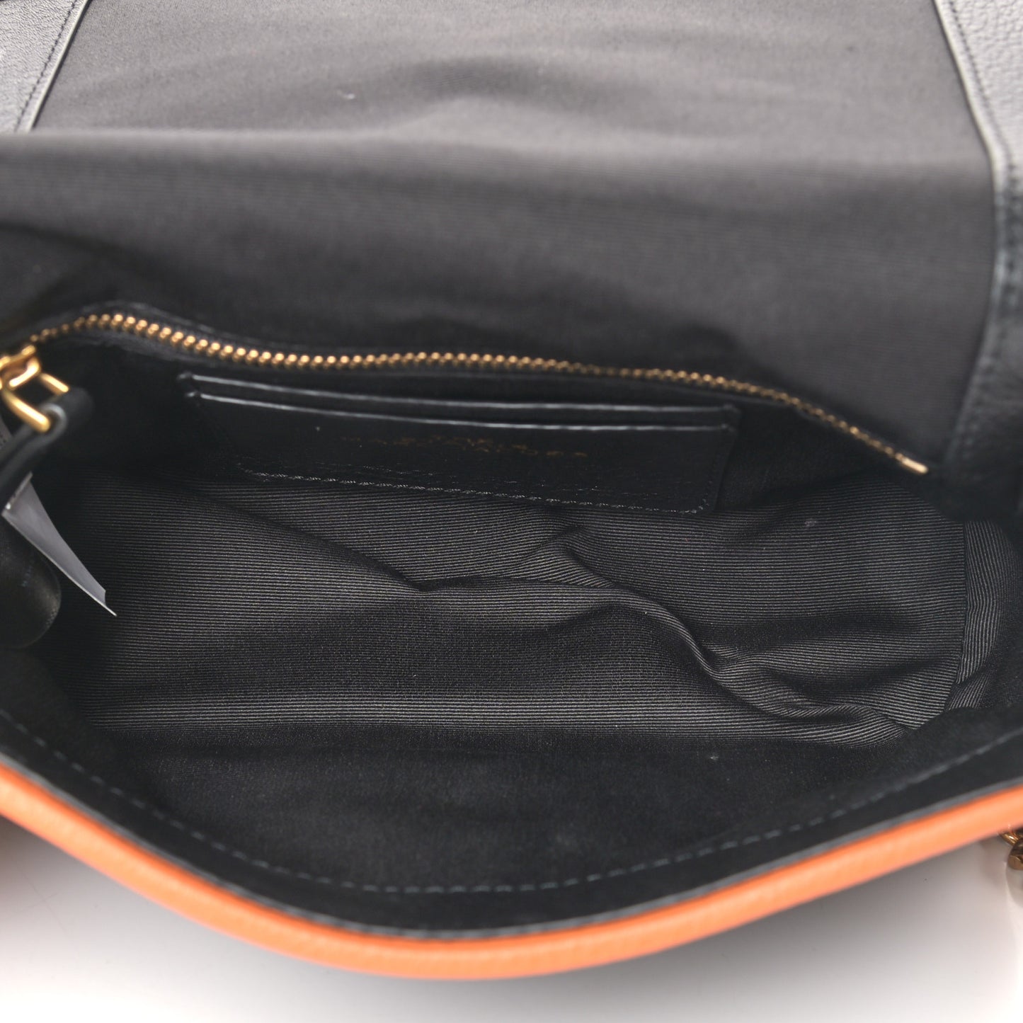 Grained Calfskin Quilted Double Stitched The Status Flap Crossbody Bag Black Multi