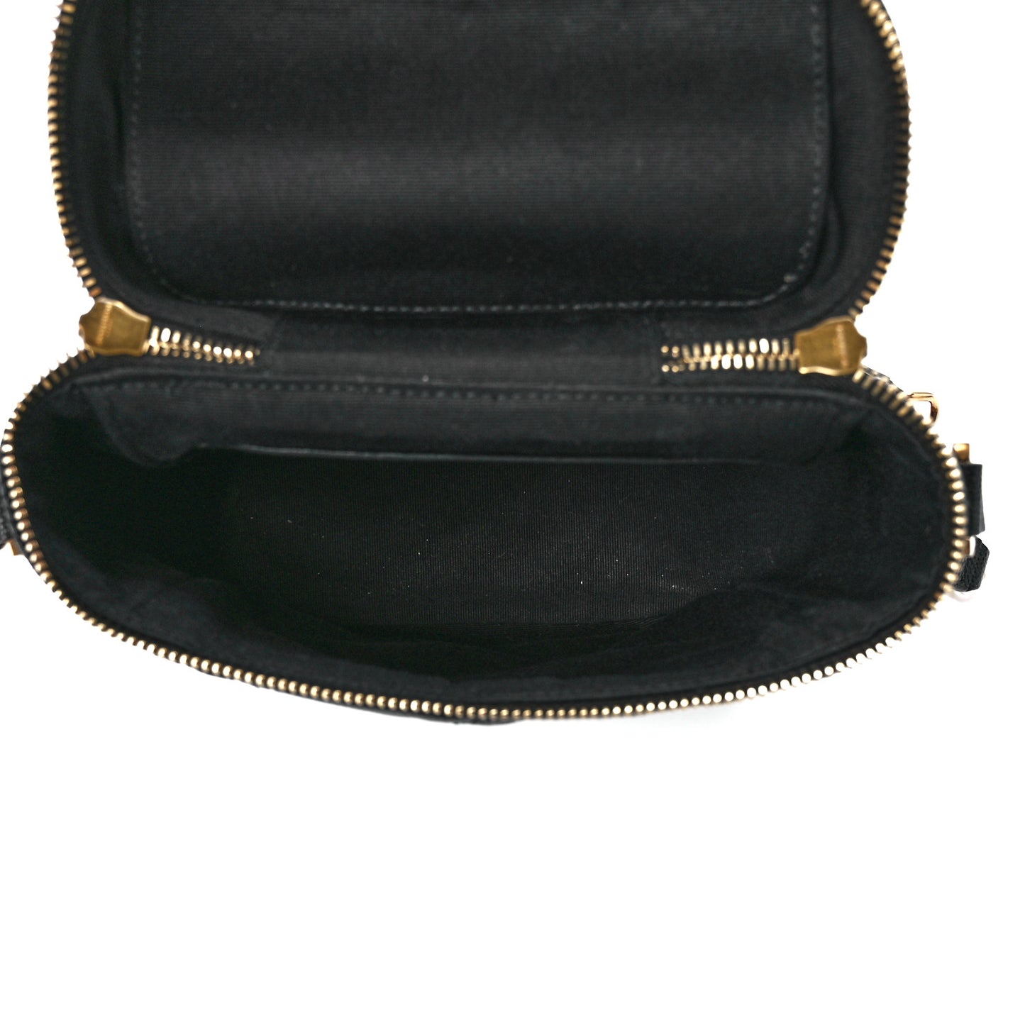 Grain de Poudre Quilted 80's Vanity Bag Black