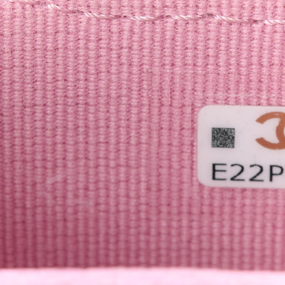 Chanel Caviar Quilted Sweetheart Clutch With Chain Pink 8 of 12