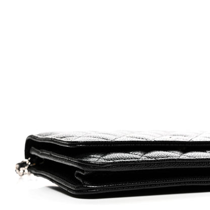 Chanel Caviar Quilted Wallet on Chain WOC Black 10 of 11