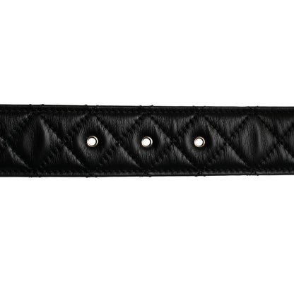 Chanel Calfskin Quilted CC Chain Belt 75 30 Black 5 of 7