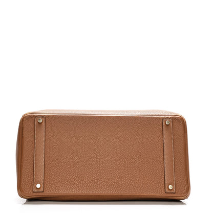 Hermes Taurillon Clemence Birkin 40 Gold 13 of 37