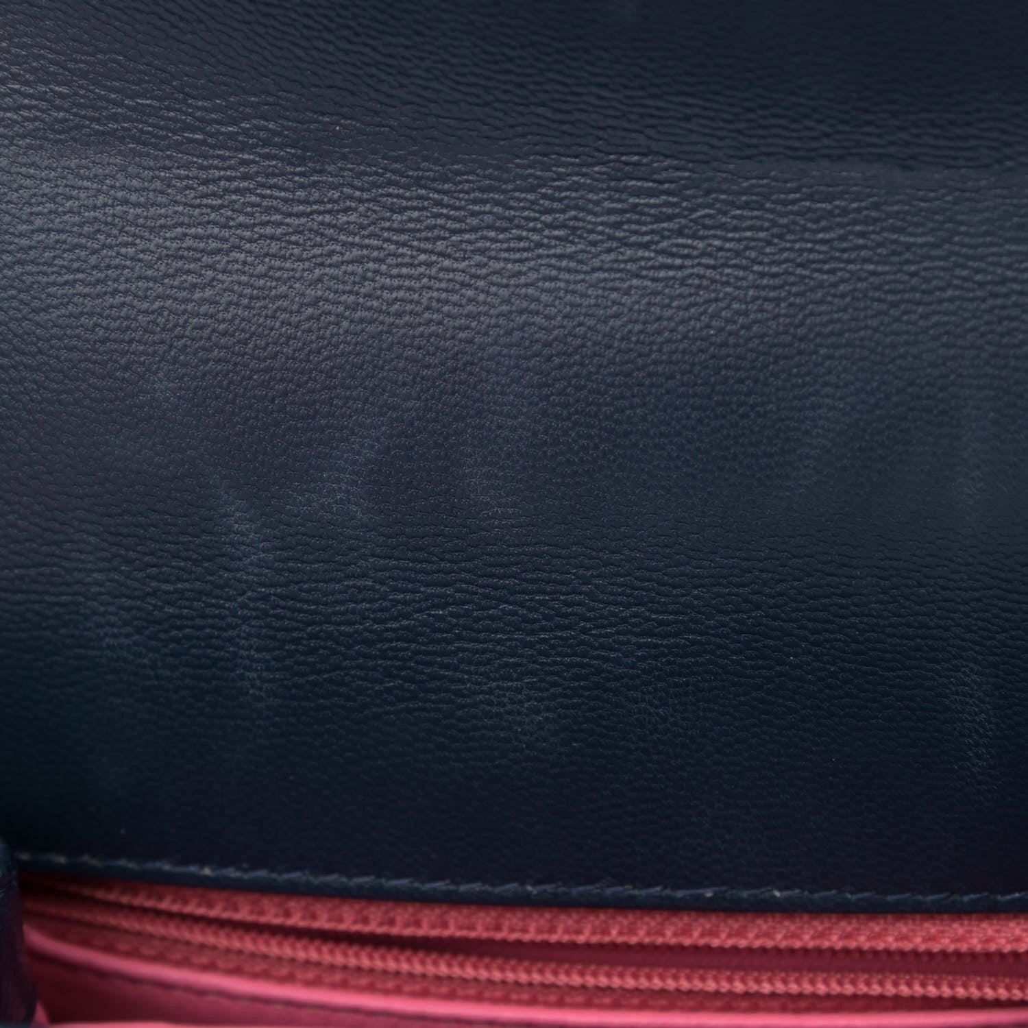 Chanel Goatskin Quilted Extra Mini Rainbow Coco Handle Flap Navy Blue 12 of 12