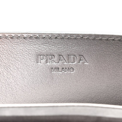 Prada Metallic Vitello Move Oro Chain Wallet Cromo 6 of 9