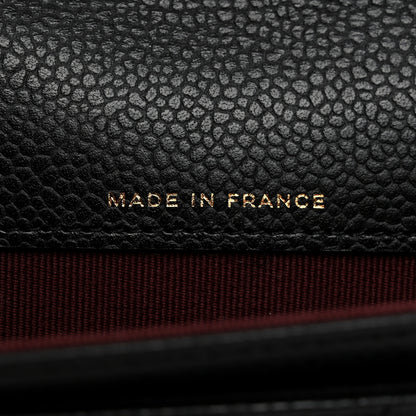 Chanel Caviar Quilted Flap Card Holder Wallet Black 13 of 18