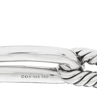 David Yurman Sterling Silver 18K Yellow Gold Single Loop Labyrinth Bracelet 3 of 3