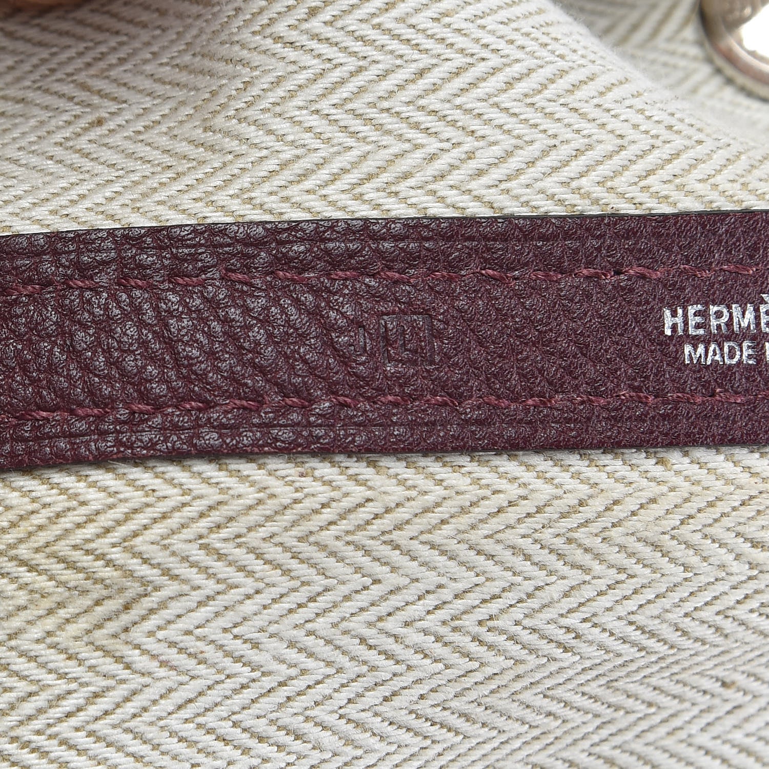 Hermes Negonda Garden Party Tote 30 TPM Rouge H 7 of 11