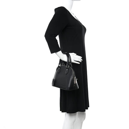 Louis Vuitton Epi Alma BB Black 2 of 12