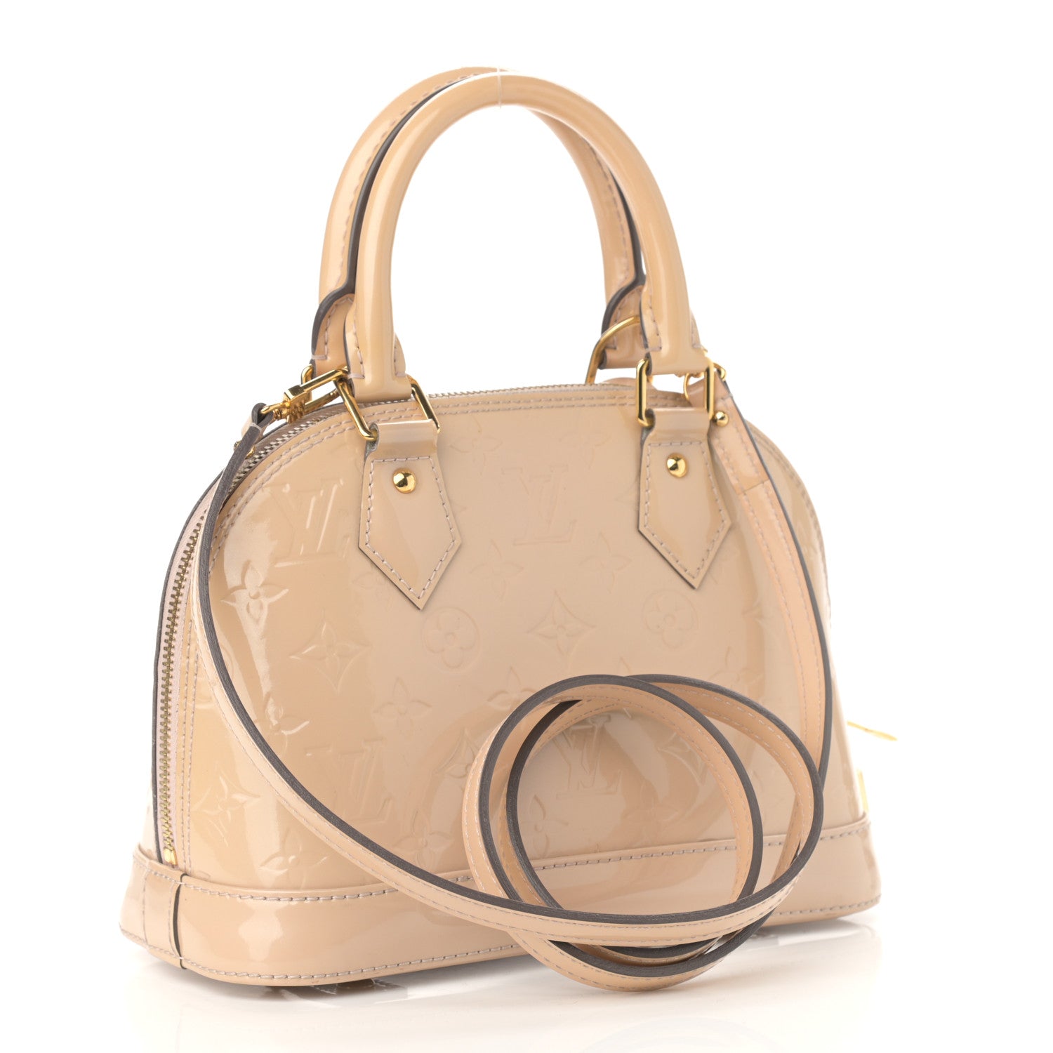 Louis Vuitton Vernis Alma BB Dune 3 of 17