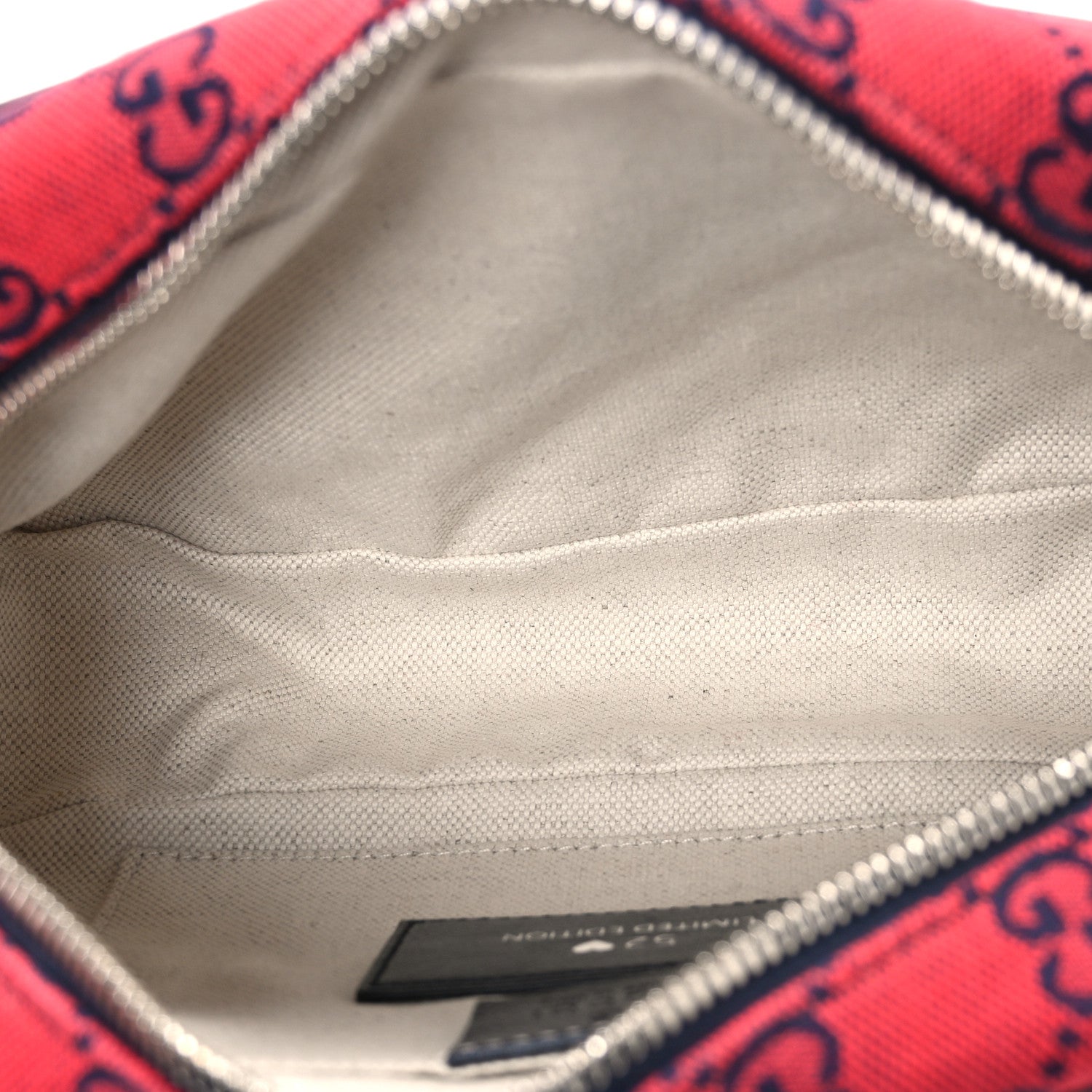 Gucci Monogram Multicolor Matelasse Diagonal Small GG Marmont Chain Shoulder Bag Red Blue 5 of 10