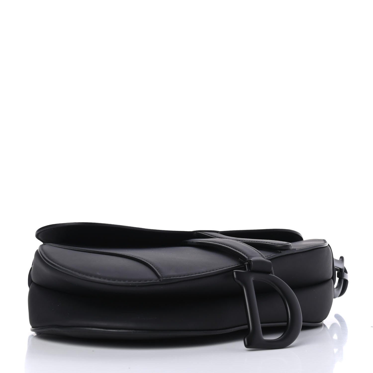 Christian Dior Ultra Matte Calfskin Saddle Bag Black 3 of 4