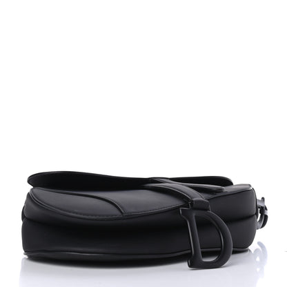 Christian Dior Ultra Matte Calfskin Saddle Bag Black 3 of 4
