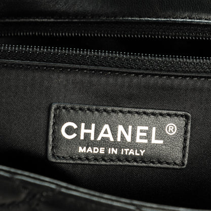 Chanel Lambskin Quilted Jumbo Easy Carry Flap Black 7 of 8
