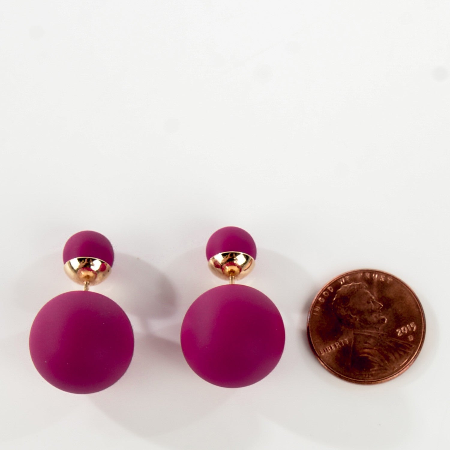 Christian Dior Mise En Dior Tribal Earrings Toxic Purple 3 of 8