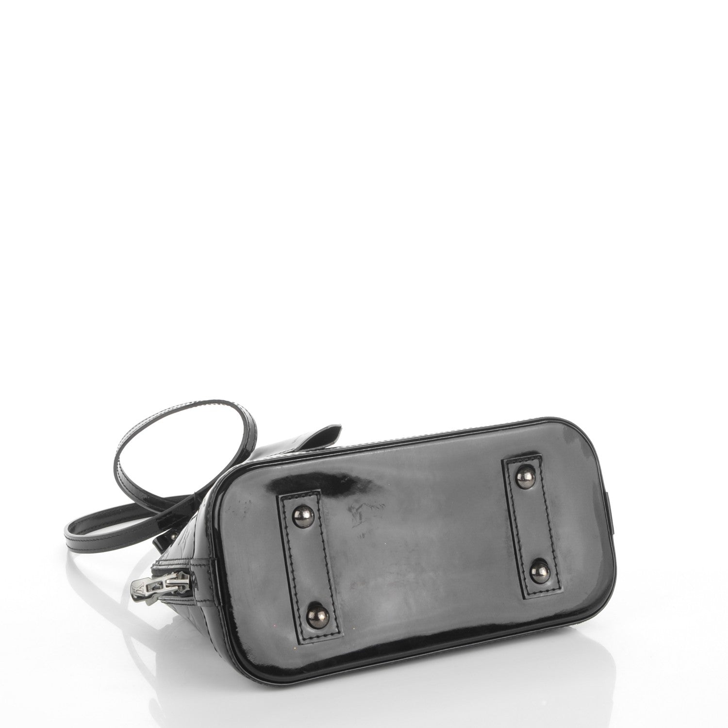 Louis Vuitton Vernis Alma BB Noir Magnetique 4 of 6