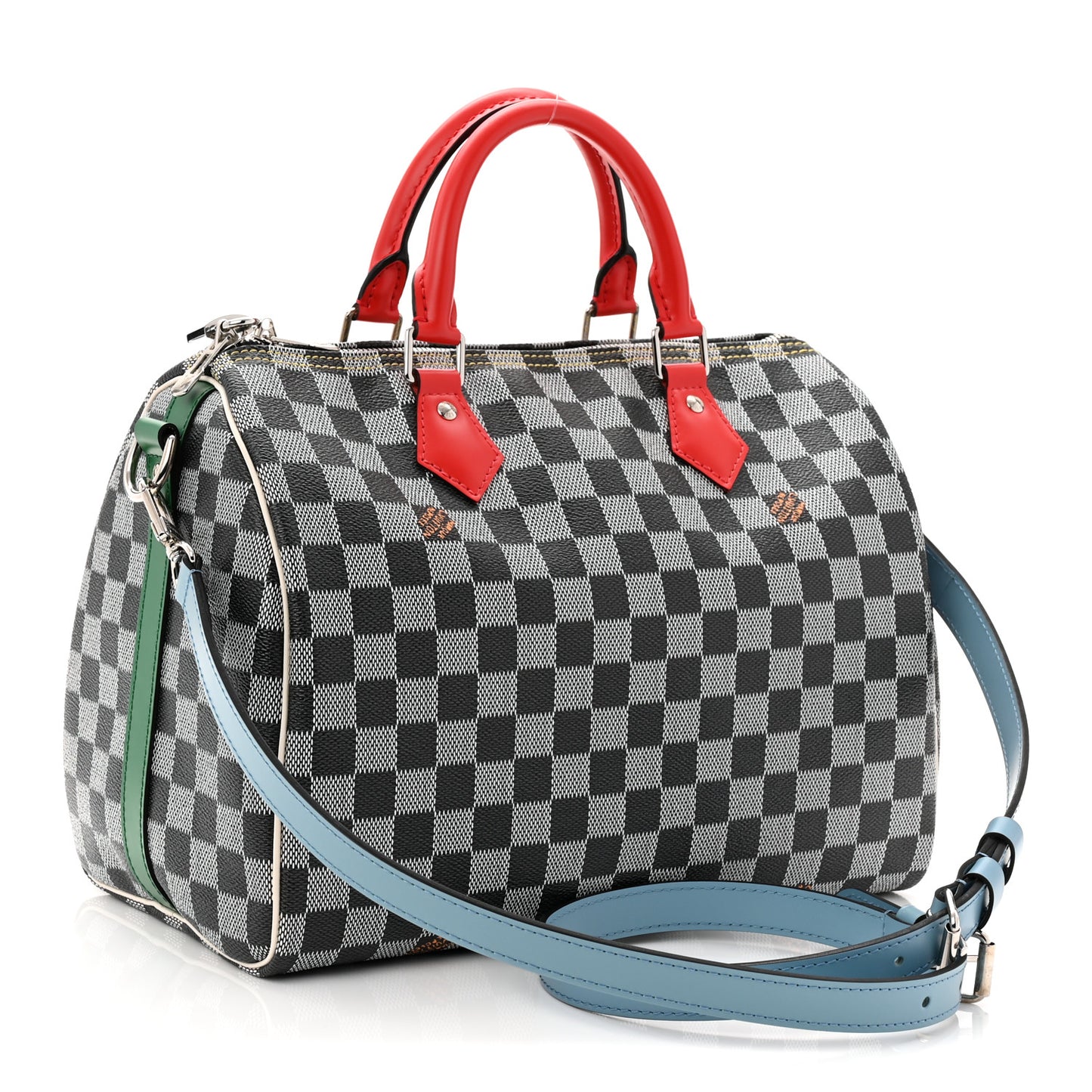Damier Speedy Bandouliere 30 Black White