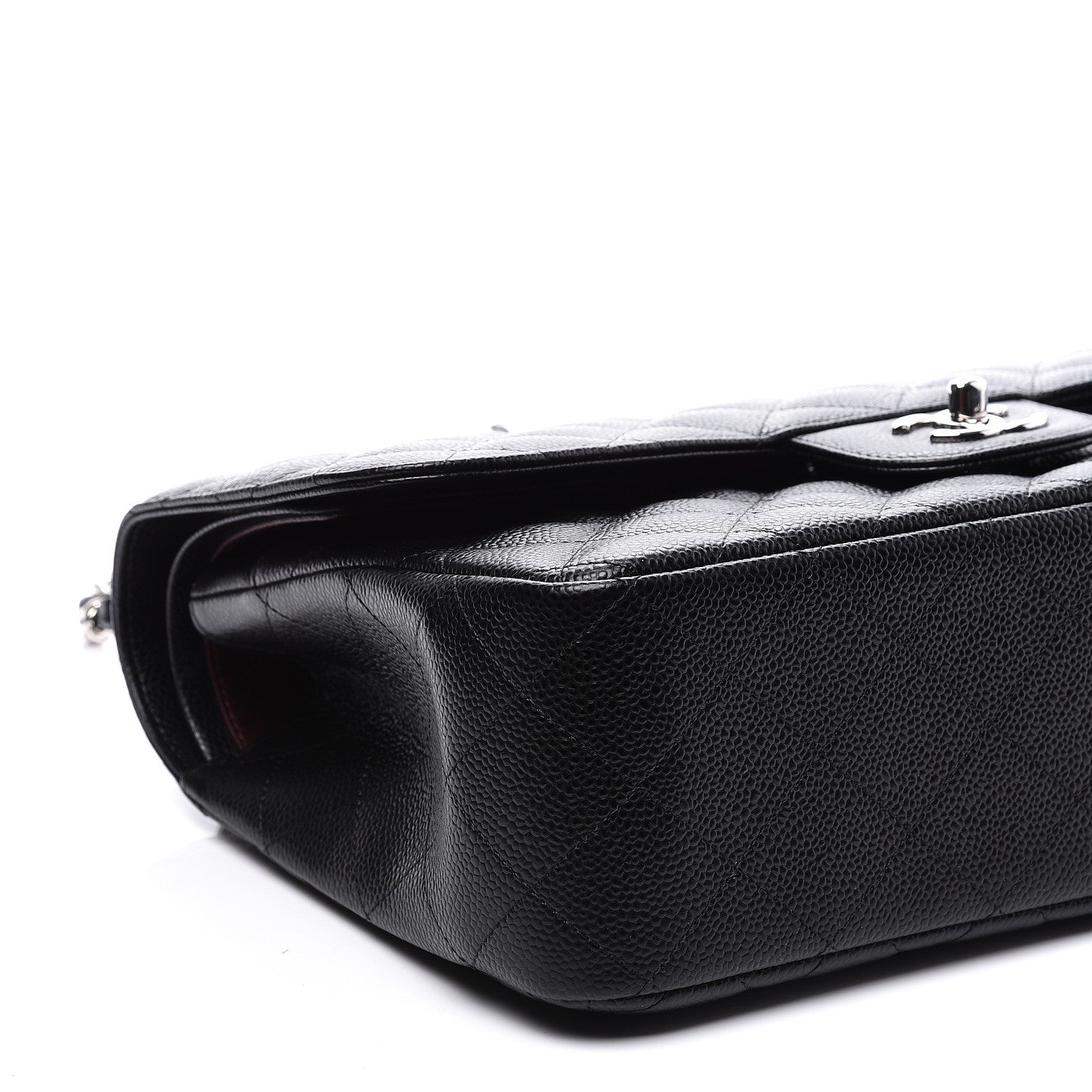 Chanel Caviar Quilted Jumbo Double Flap Black 7 of 10