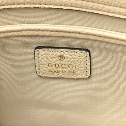 Gucci Pebbled Calfskin Small Jackie Tote New Ivoire 6 of 12