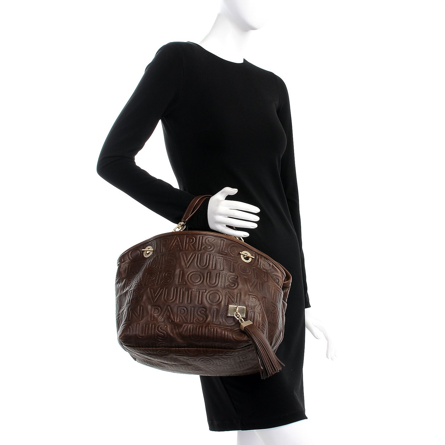 Monogram Paris Souple Whisper PM Chocolate