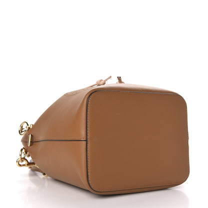 Fendi Vitello Grace F is Fendi Stamp Patch Perforated Small Mon Tresor Bucket Bag Nocciola 4 of 8