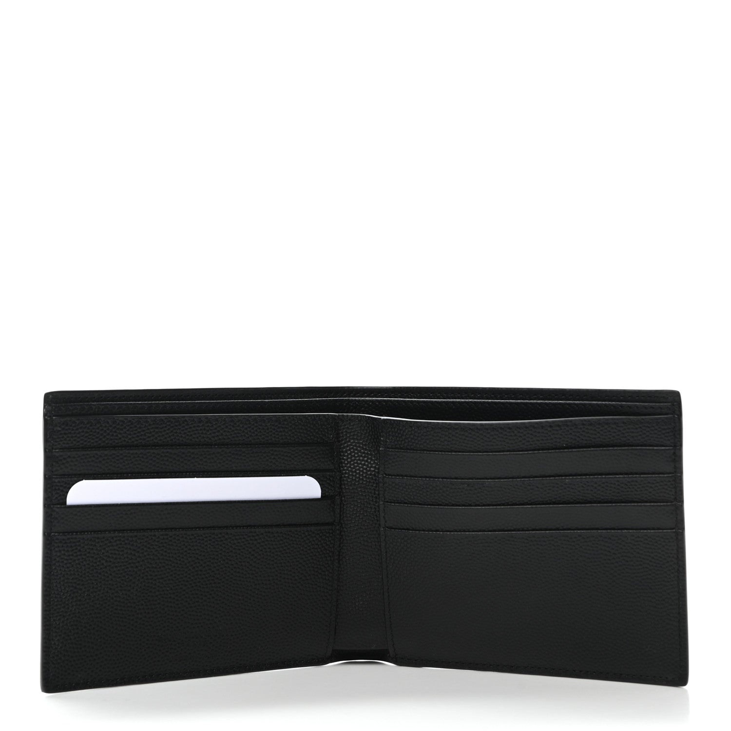 Saint Laurent Grain De Poudre Zebra Print East West Wallet Pink 5 of 6