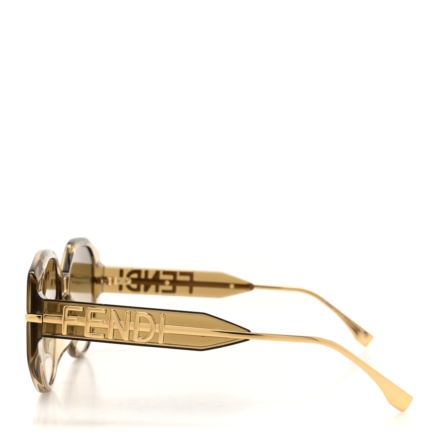Acetate Fendigraphy Sunglasses FE40083U Gold