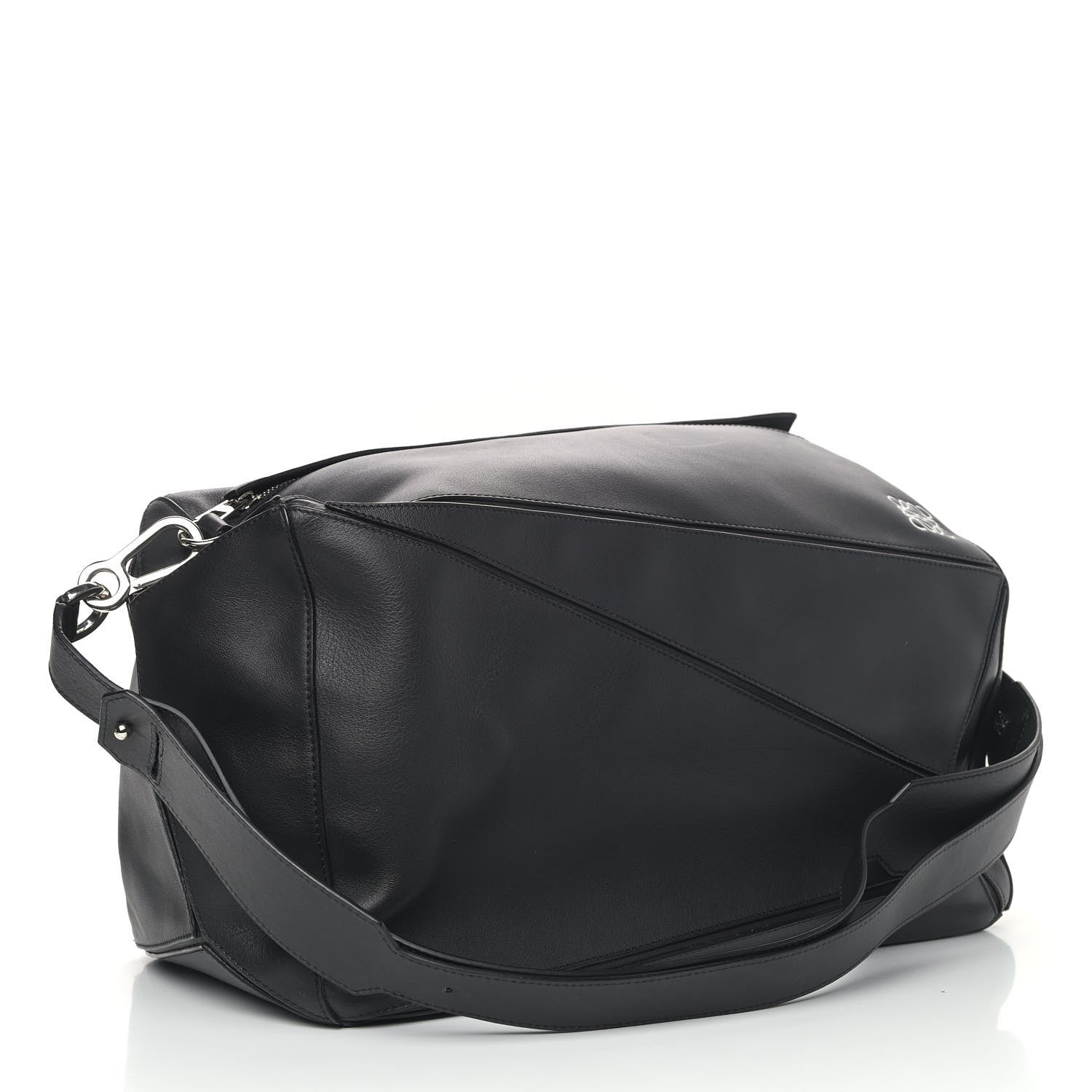 Loewe Calfskin XL Zipper Puzzle Bag Black 2 of 5