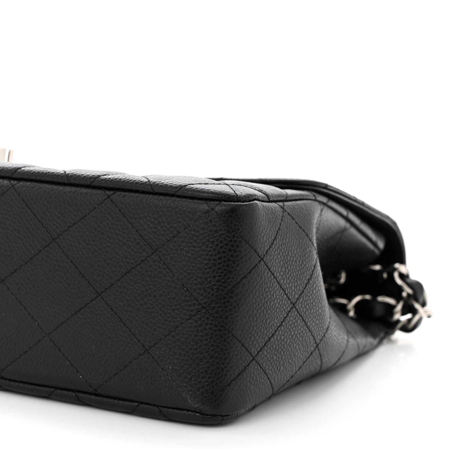 Chanel Caviar Quilted Jumbo Single Flap Black 10 of 10