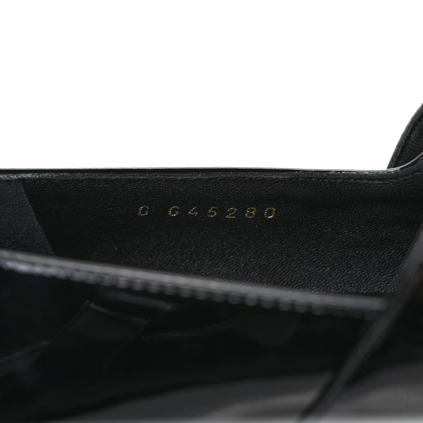 Patent Calfskin Mary Janes Flats 38.5 Black