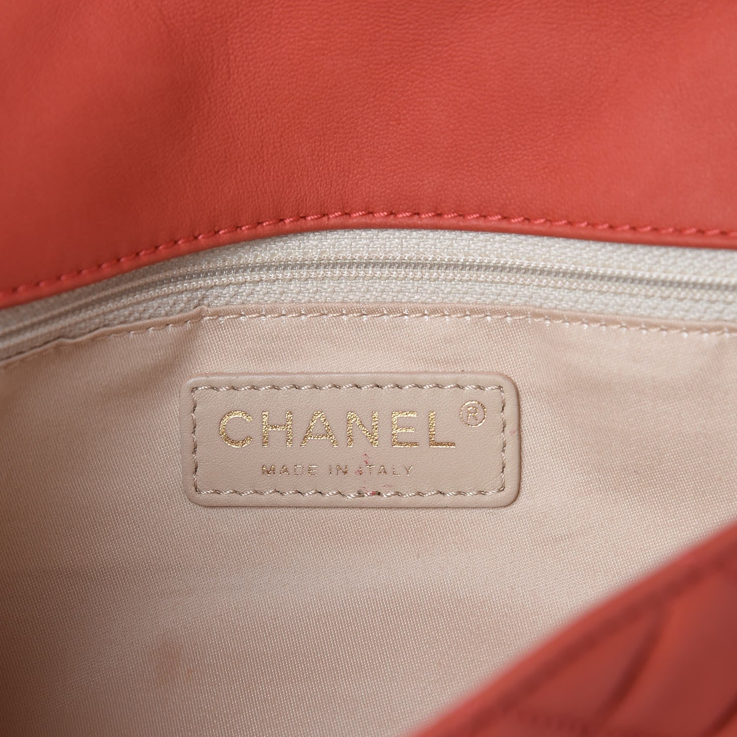 Chanel Lambskin Quilted Medium Cruise Charm Flap Red 6 of 10