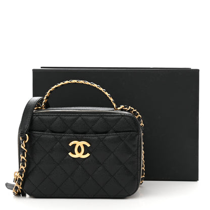 Chanel Caviar Quilted Small Pick Me Up Vanity Case Black 13 of 13