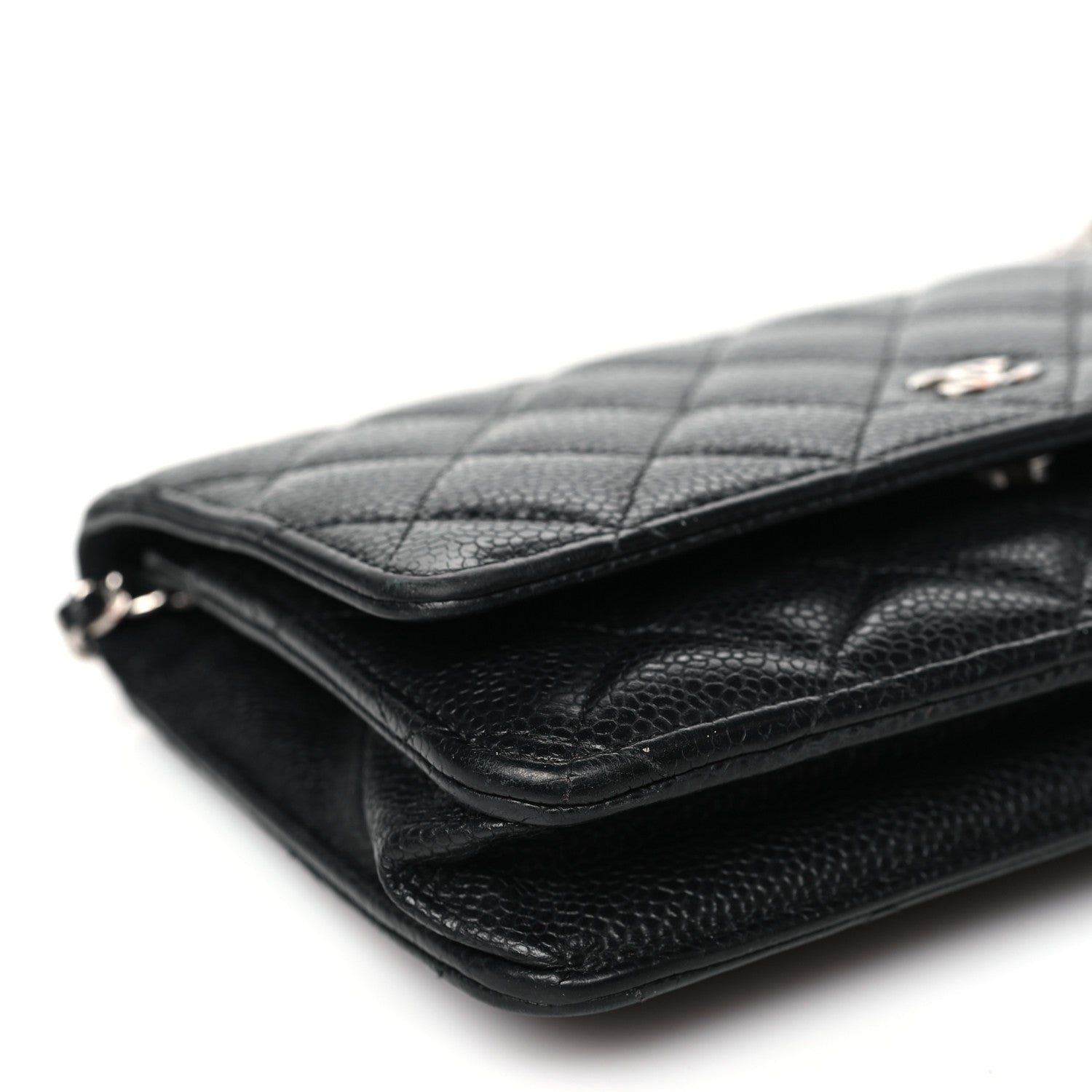 Chanel Caviar Quilted Wallet on Chain WOC Black 10 of 15
