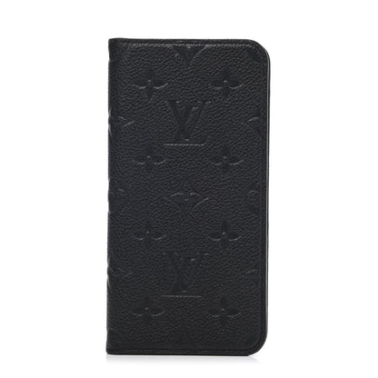 Louis Vuitton Empreinte iPhone XS Max Folio Case Black 1 of 4