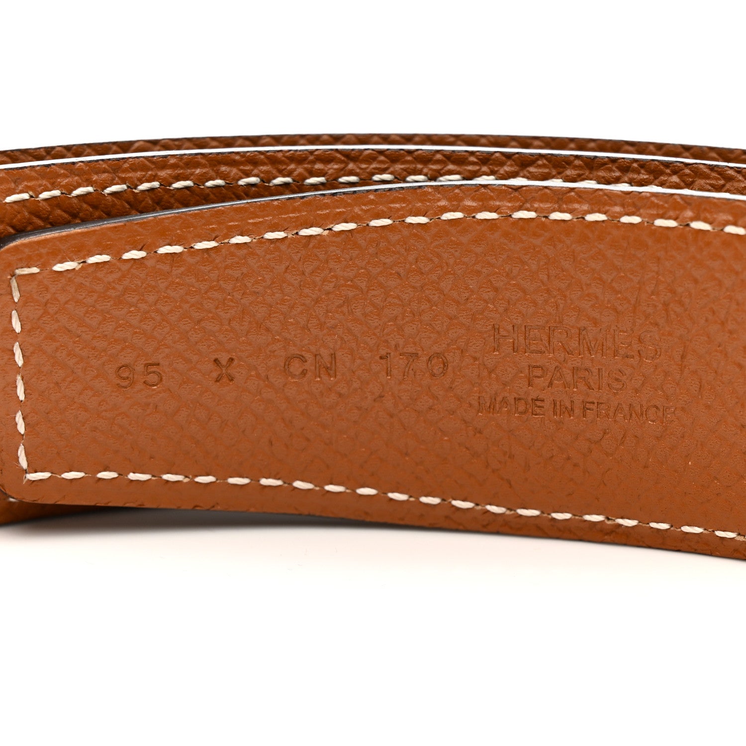 Hermes Swift Epsom 32mm Guilloche H Belt 95 38 Black Gold 3 of 7